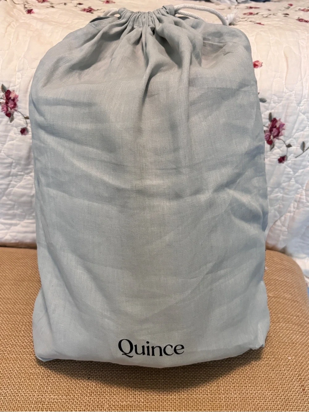 Quince Mist European Linen Duvet Cover Full/Queen
